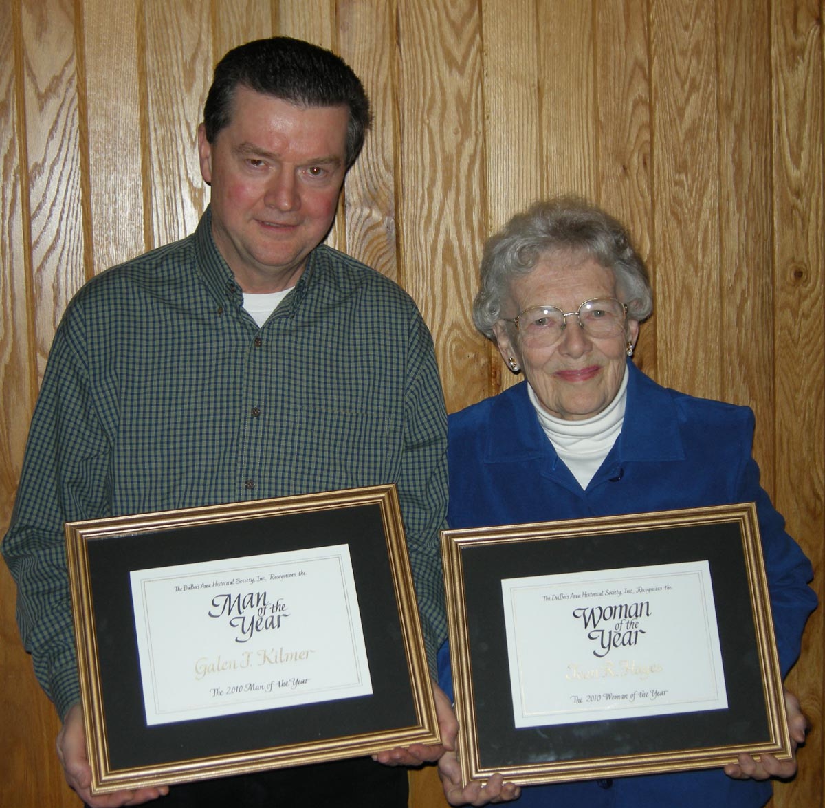 Kilmer, Hayes Honored by DuBois Area Historical Society | GantNews.com