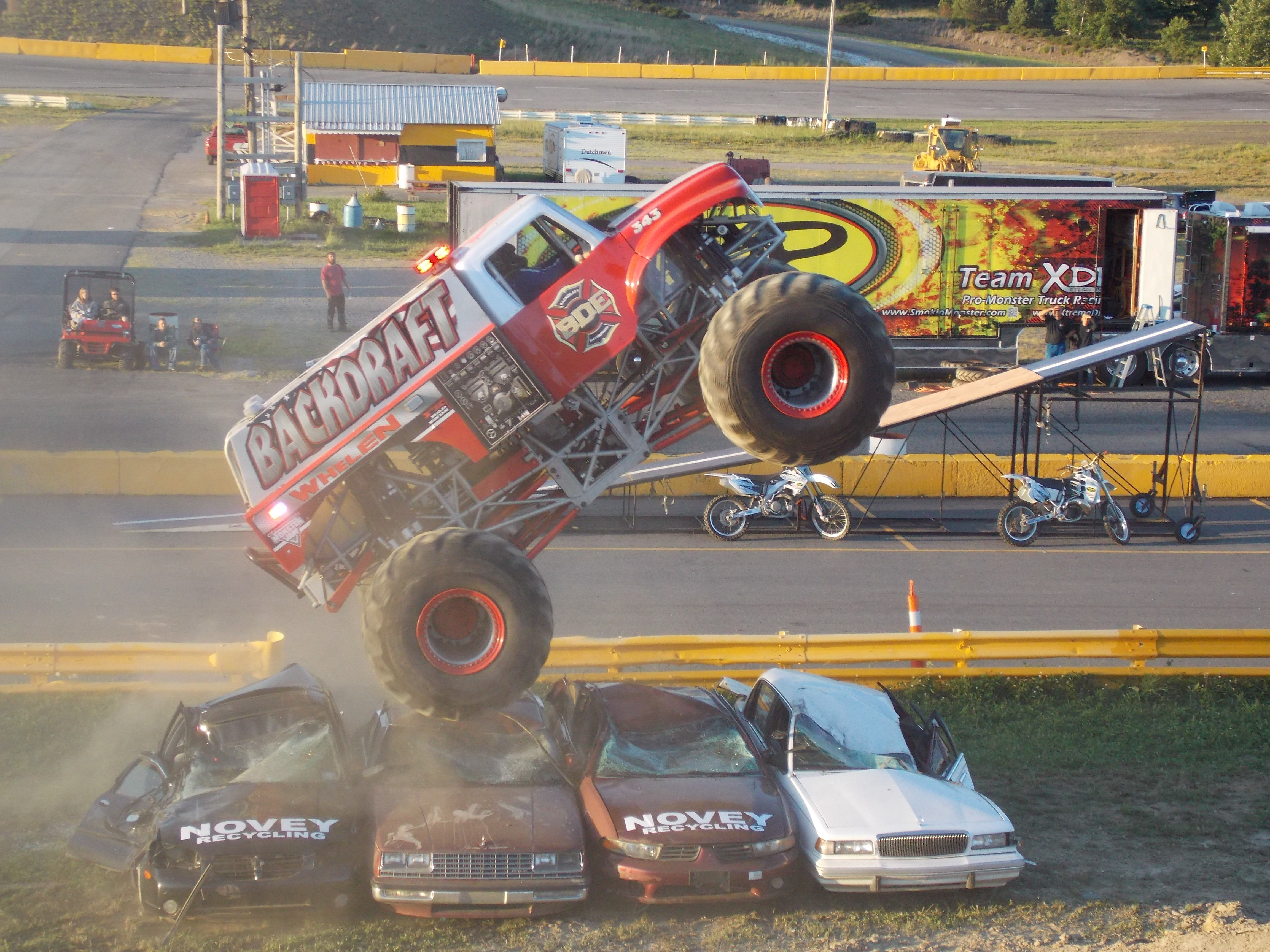 KSR Motorsports Thrills Fans with Monster Trucks at CNB Raceway Park | GantNews.com